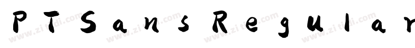 PT Sans Regular 常规字体转换